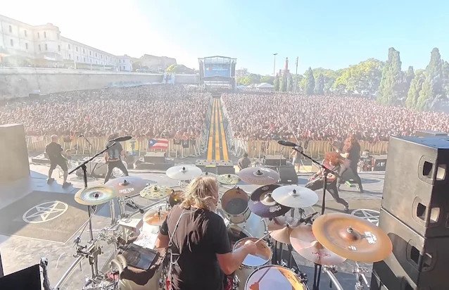 Anthrax — Darby Todd Shares Drum-Cam Footage of Anthrax Performance at Rock Imperium
