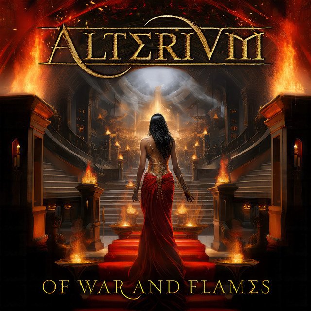 Alterium — Of War and Flames album artwork