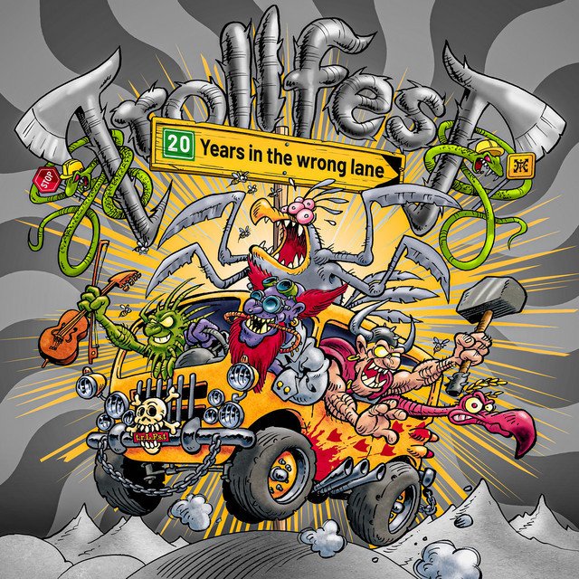 Trollfest — 20 Years in the Wrong Lane album artwork