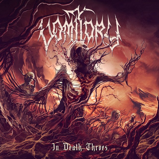 Vomitory — In Death Throes album artwork