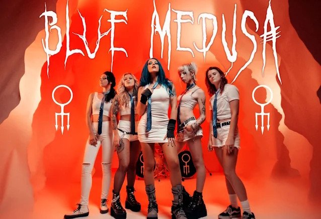 Blue Medusa — Alissa White-Gluz's Blue Medusa Drops 'Crocodile' Single and Video