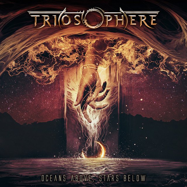 Triosphere — Oceans Above, Stars Below album artwork