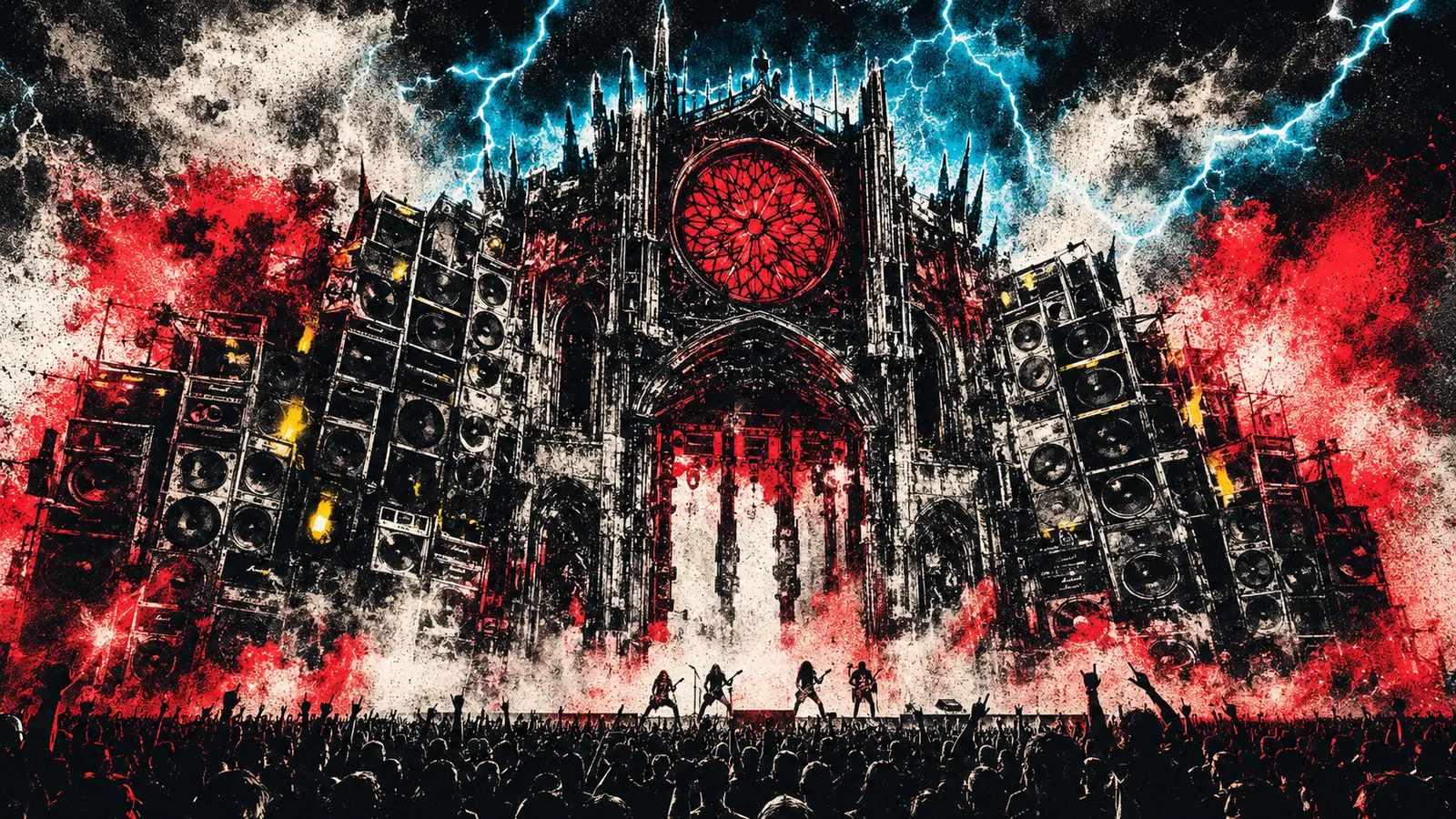 Iron Temple’s cathedral-sized fictional tour stage